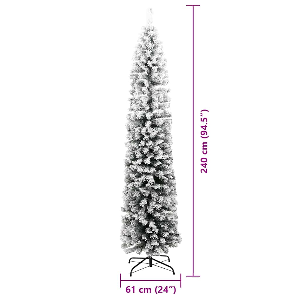 Albero di Natale artificiale con 300 LED Verde 240 cm