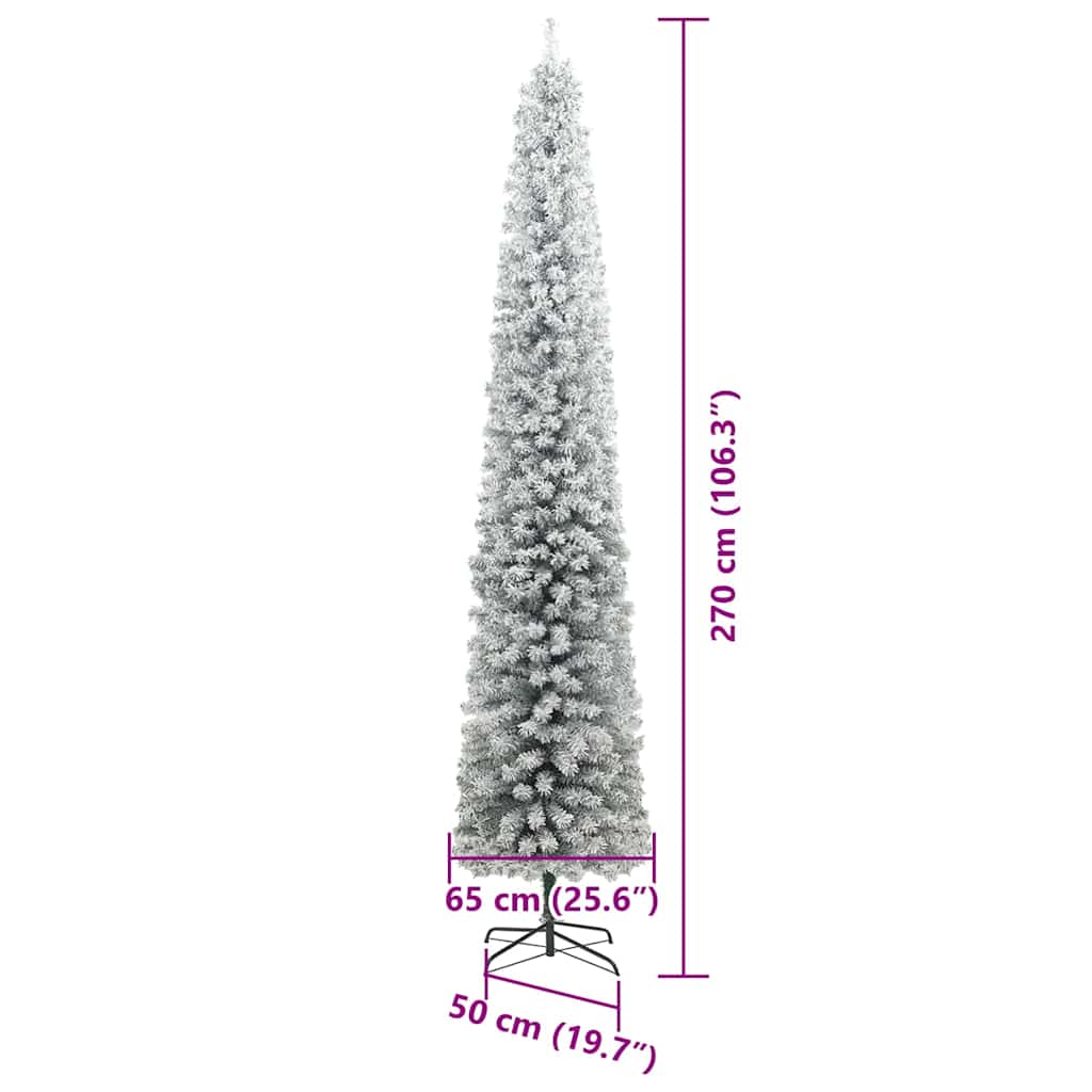 Albero di Natale artificiale con 300 LED Verde 270 cm