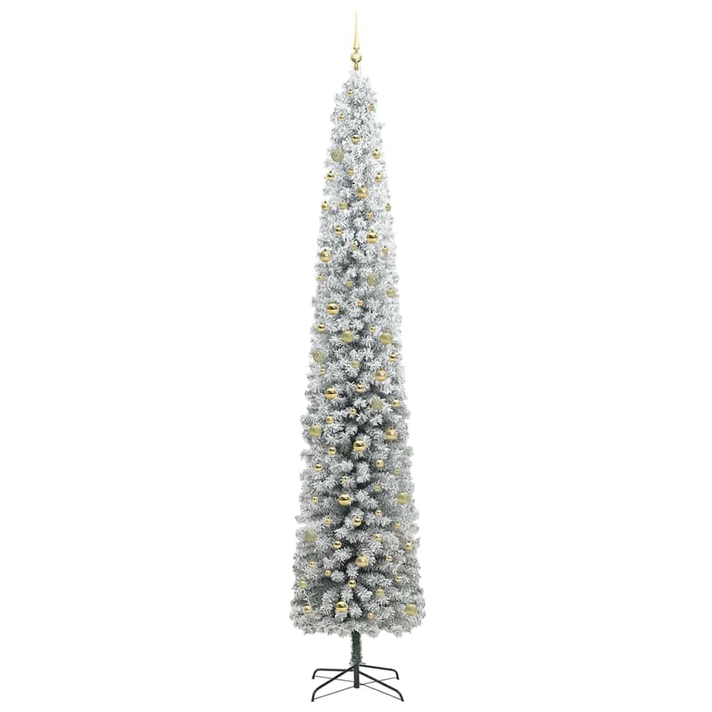 Albero di Natale artificiale Verde e Bianco 300 cm