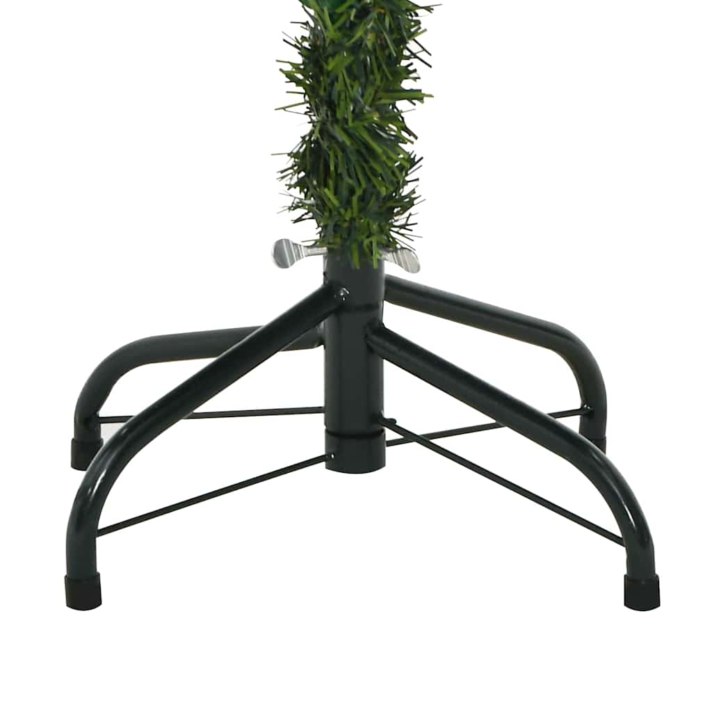 Albero di Natale artificiale 150 LED Bianco caldo PVC e Metallo