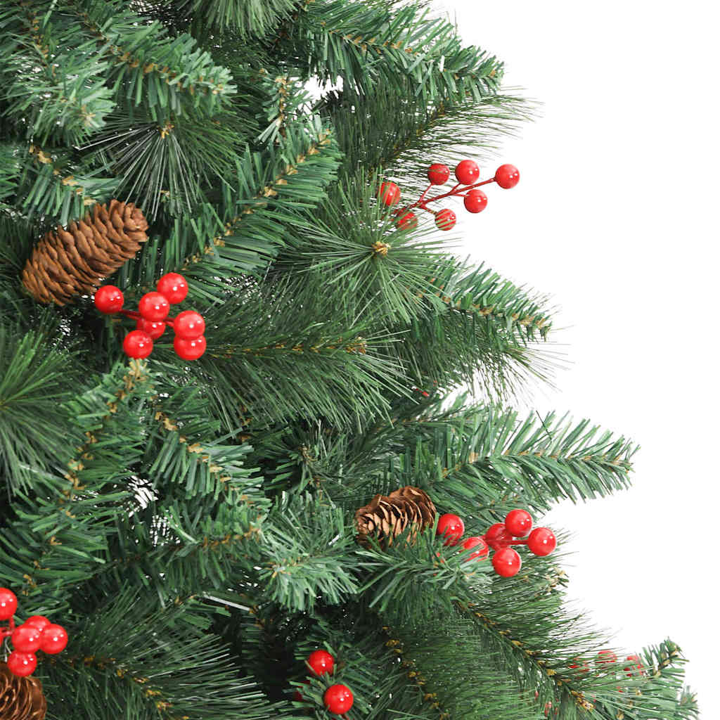Albero di Natale artificiale 300 LED Bianco caldo PVC e Metallo
