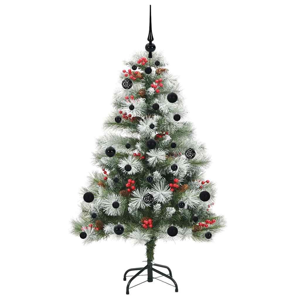 Albero di Natale artificiale Verde e bianco 150 cm