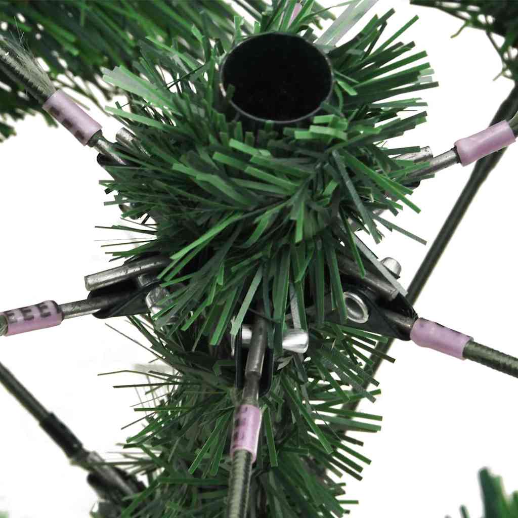 Albero di Natale artificiale Verde e bianco 210 cm