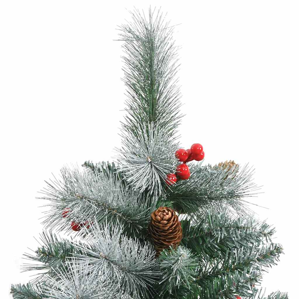 Albero di Natale artificiale Verde e bianco 240 cm
