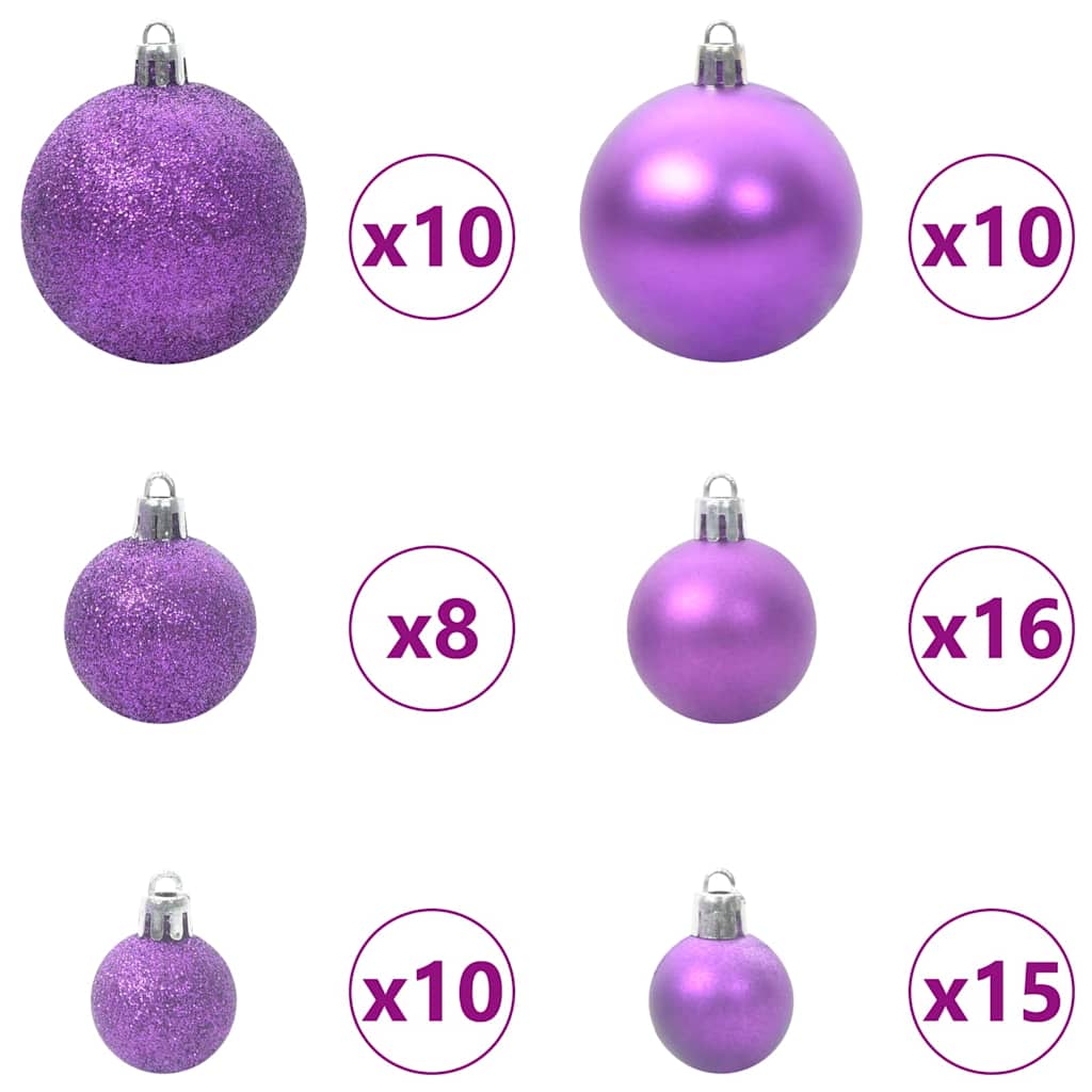 Albero di Natale artificiale Verde e bianco 240 cm