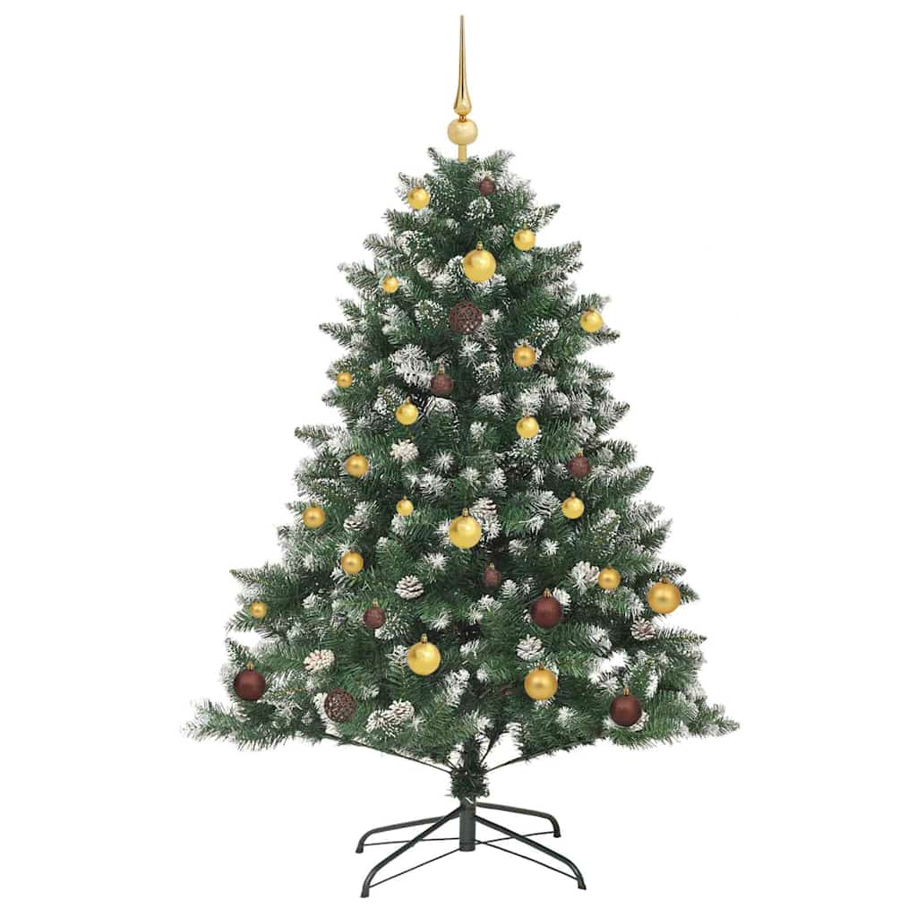 Albero di Natale artificiale con 150 LED Verde 150 cm