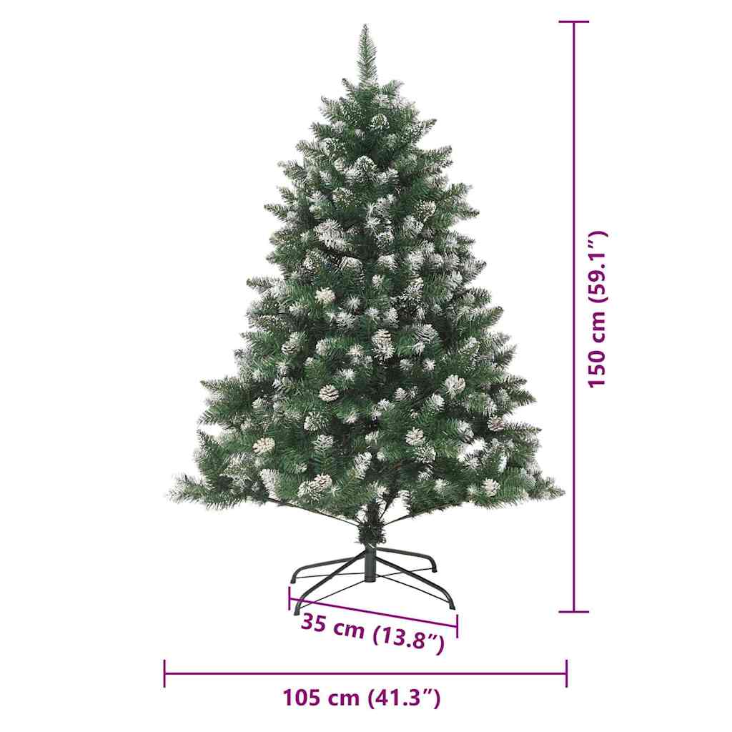 Albero di Natale artificiale Verde 150 cm