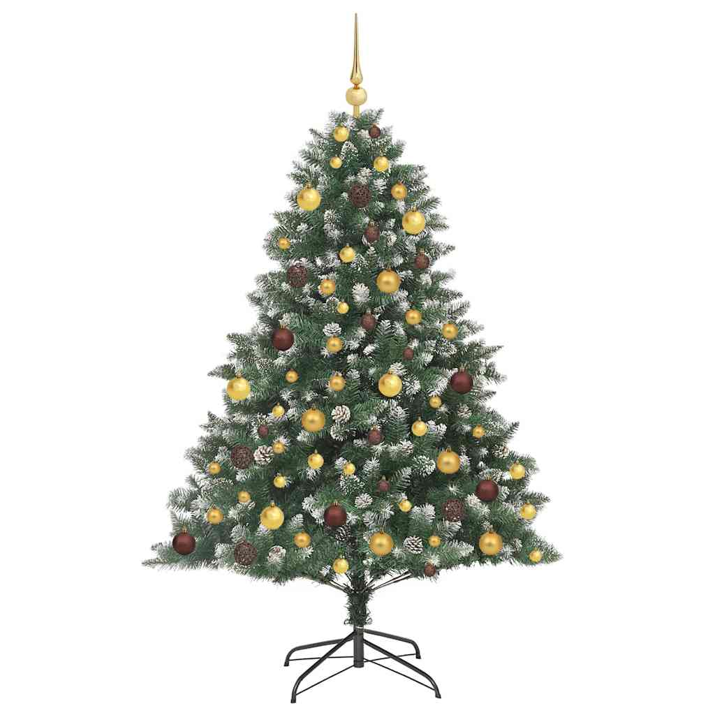 Albero di Natale artificiale con 300 LED Verde 180 cm