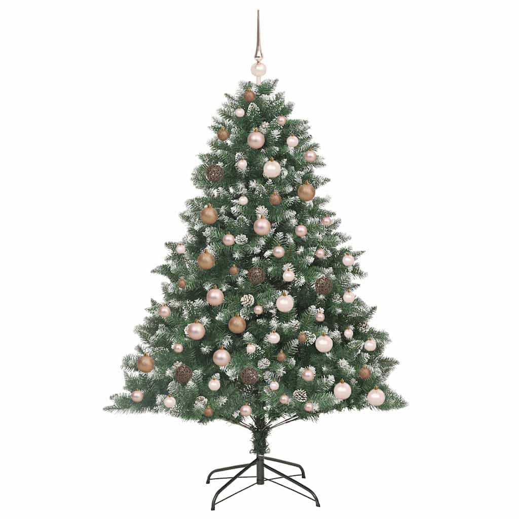 Albero di Natale artificiale con 300 LED Verde 180 cm