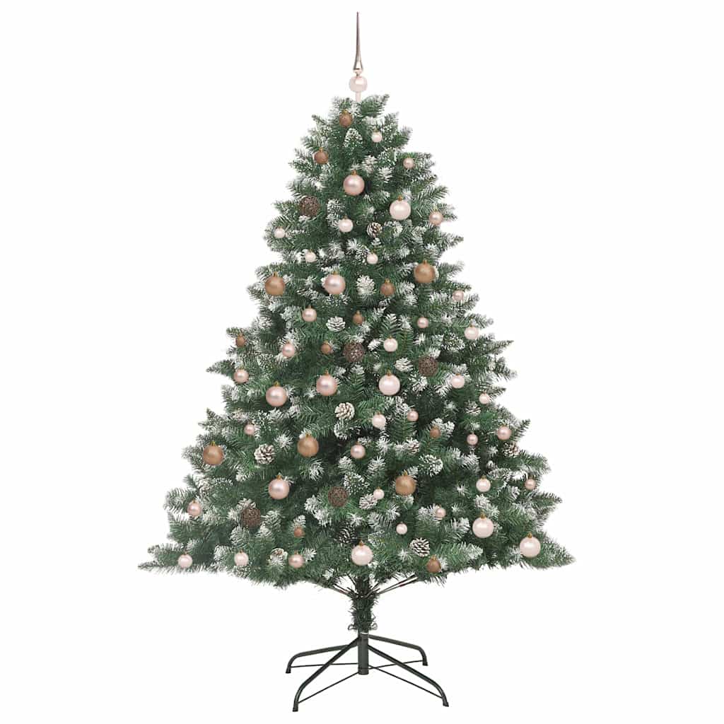 Albero di Natale artificiale con 300 LED Verde 210 cm