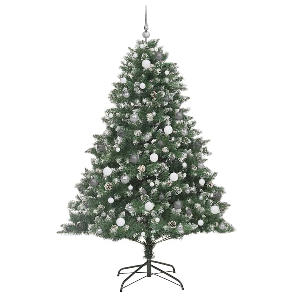 Albero di Natale artificiale con 300 LED Verde 210 cm
