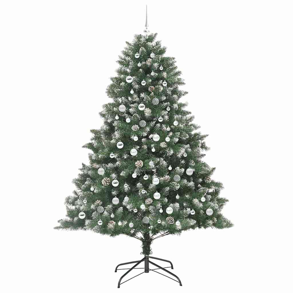 Albero di Natale artificiale con 300 LED Verde 210 cm