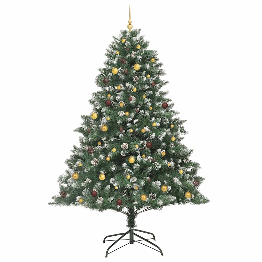 Albero di Natale artificiale con 300 LED Verde 240 cm