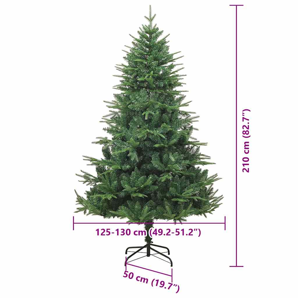 Albero di Natale Artificiale Pre-illuminato con Set di Palline