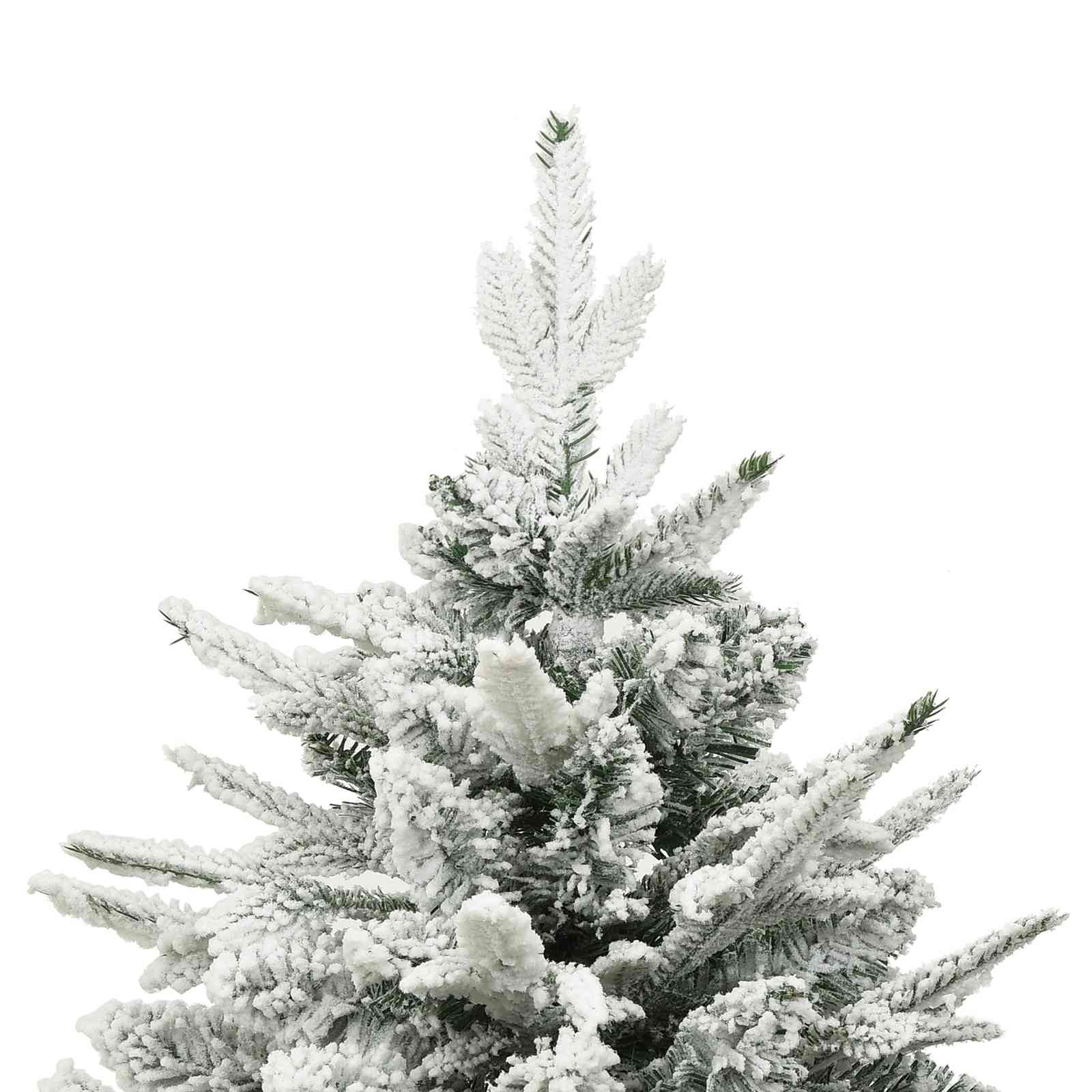 Albero di Natale Artificiale Pre-illuminato con Set di Palline
