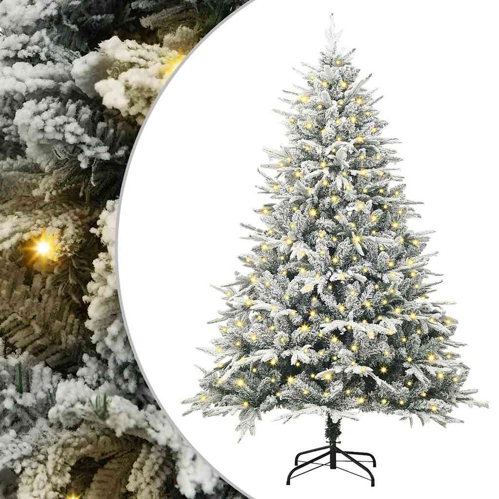 Albero di Natale artificiale preilluminato Verde 180 cm