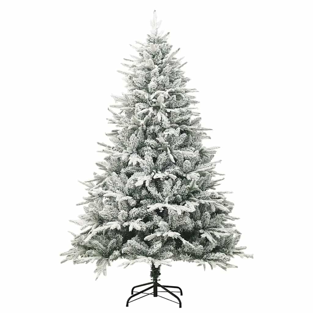 Albero di Natale Artificiale Pre-illuminato con Set di Palline
