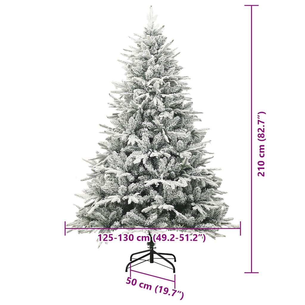 Albero di Natale Artificiale Pre-illuminato con Set di Palline
