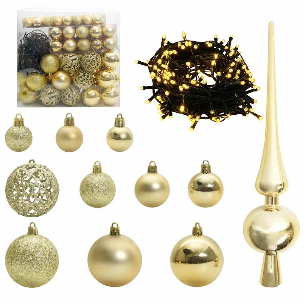 Albero di Natale artificiale con rami snodati e neve imbiancata