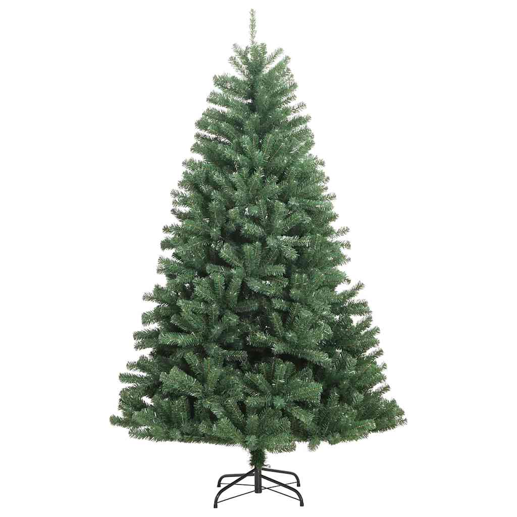 Albero di Natale Artificiale con Rami Pieghevoli Verde 150 cm