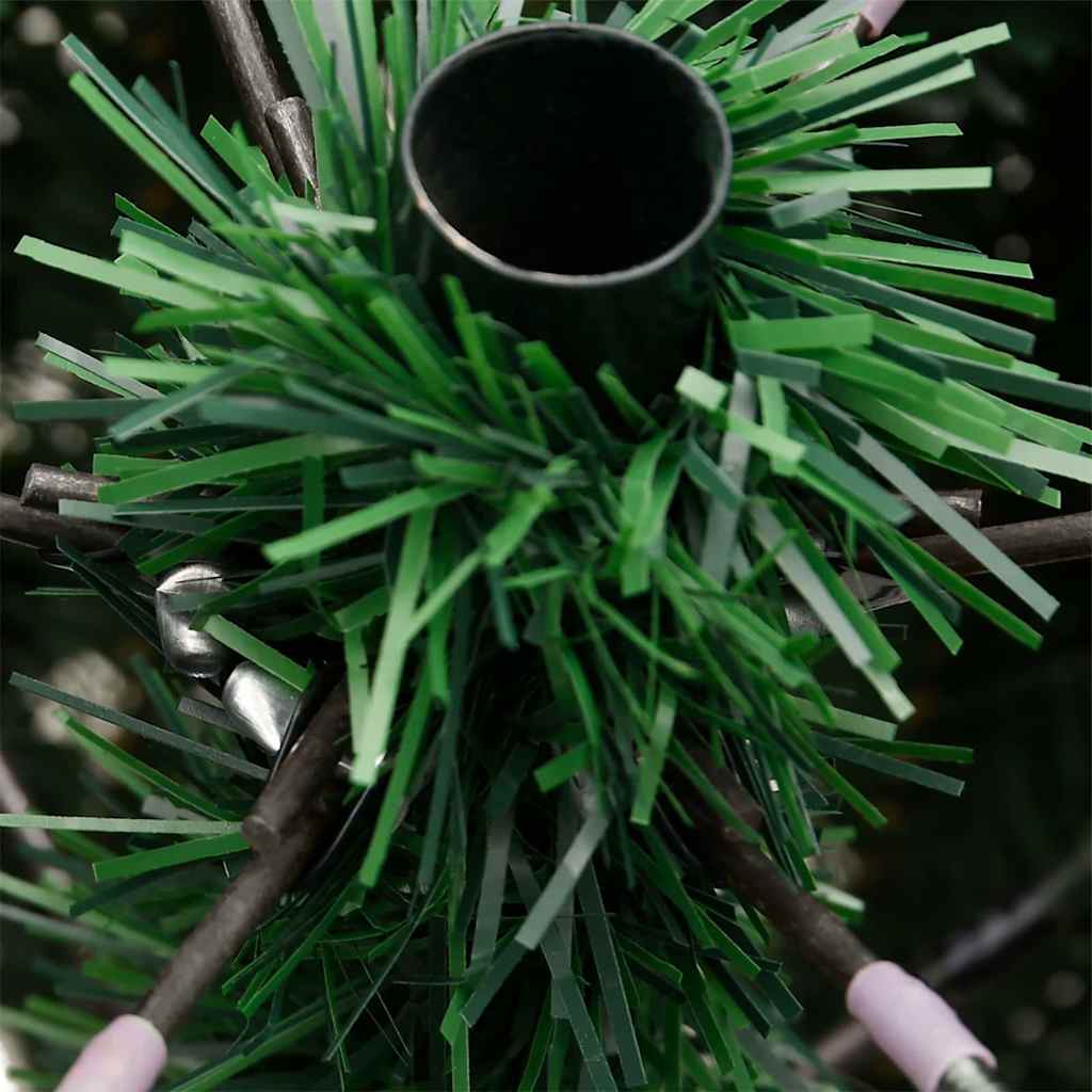 Albero di Natale Artificiale con Rami Pieghevoli Verde 150 cm