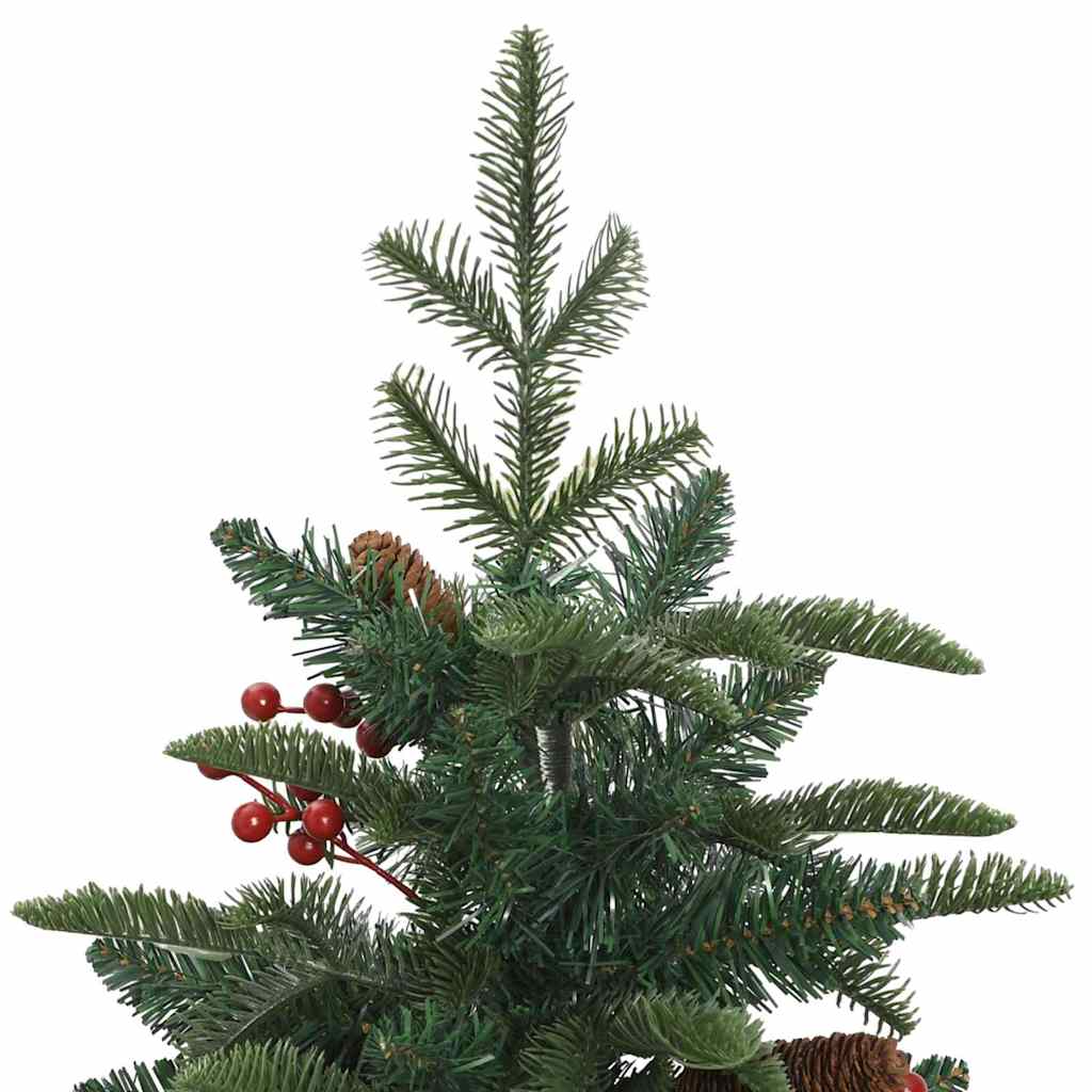 Albero di Natale artificiale con 150 LED Verde 150 cm