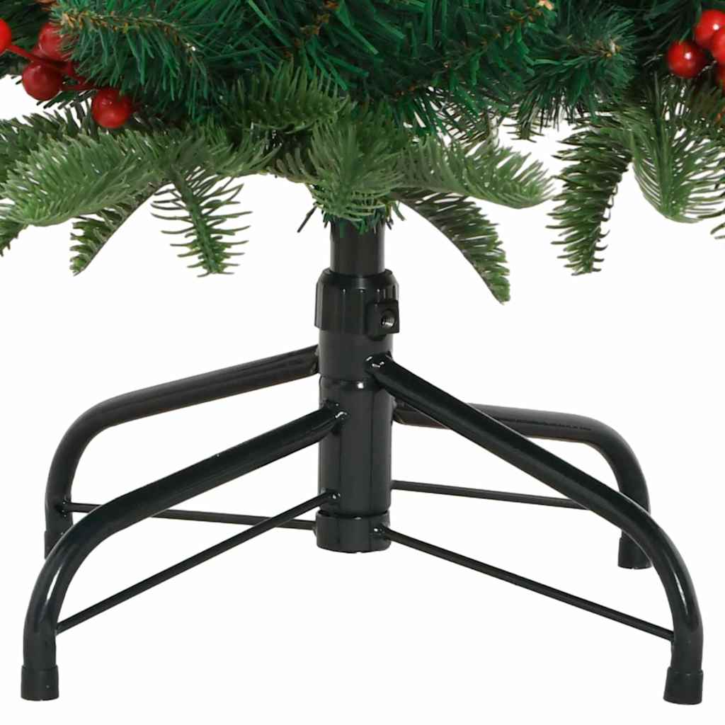 Albero di Natale artificiale con 150 LED Verde 150 cm