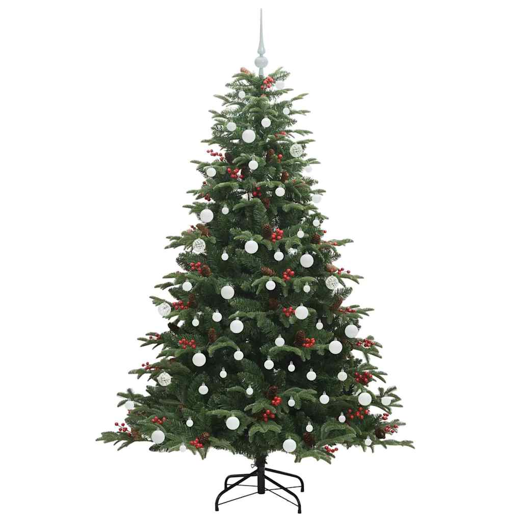 Albero di Natale artificiale con 300 LED Verde 180 cm