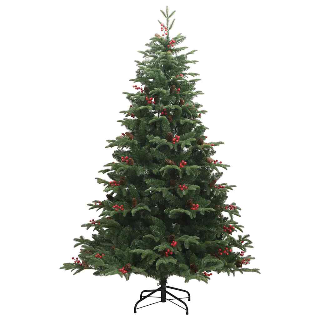 Albero di Natale artificiale con 300 LED Verde 210 cm