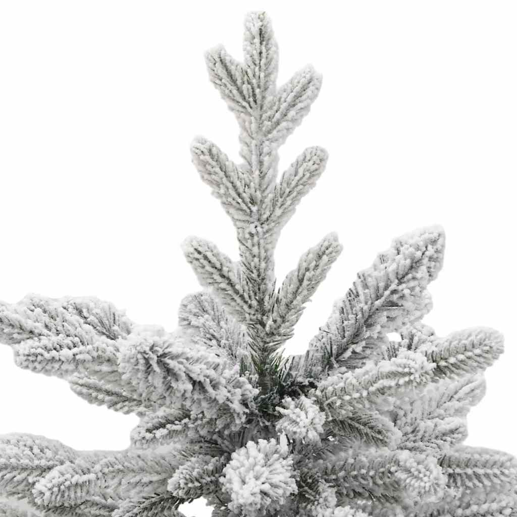 Albero di Natale Artificiale con Rami Pieghevoli Bianco 120 cm