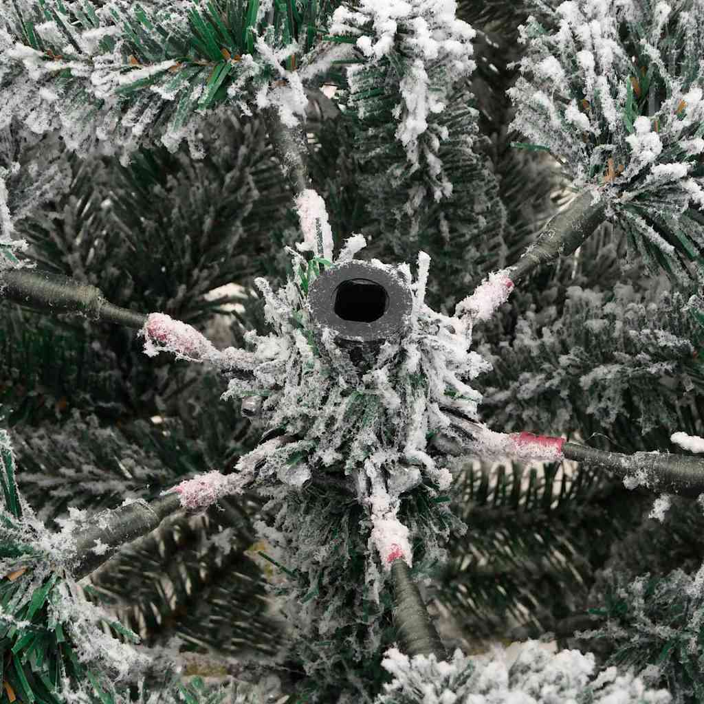Albero di Natale Artificiale con Rami Pieghevoli Bianco 150 cm