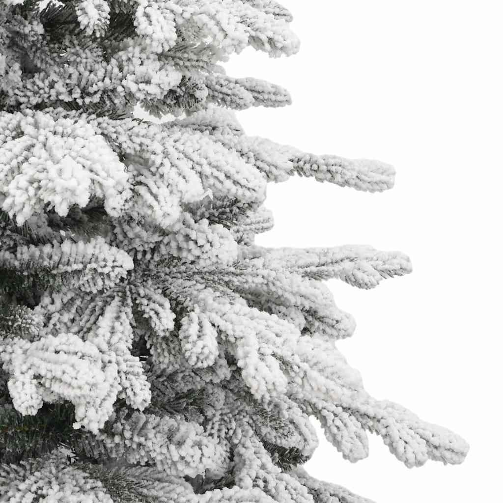 Albero di Natale Artificiale con Rami Pieghevoli Bianco 180 cm