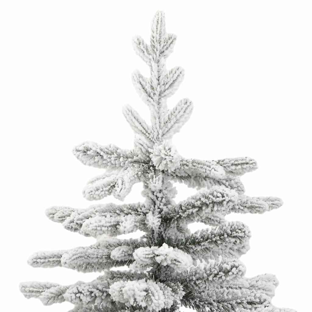 Albero di Natale Artificiale con Rami Pieghevoli Bianco 210 cm