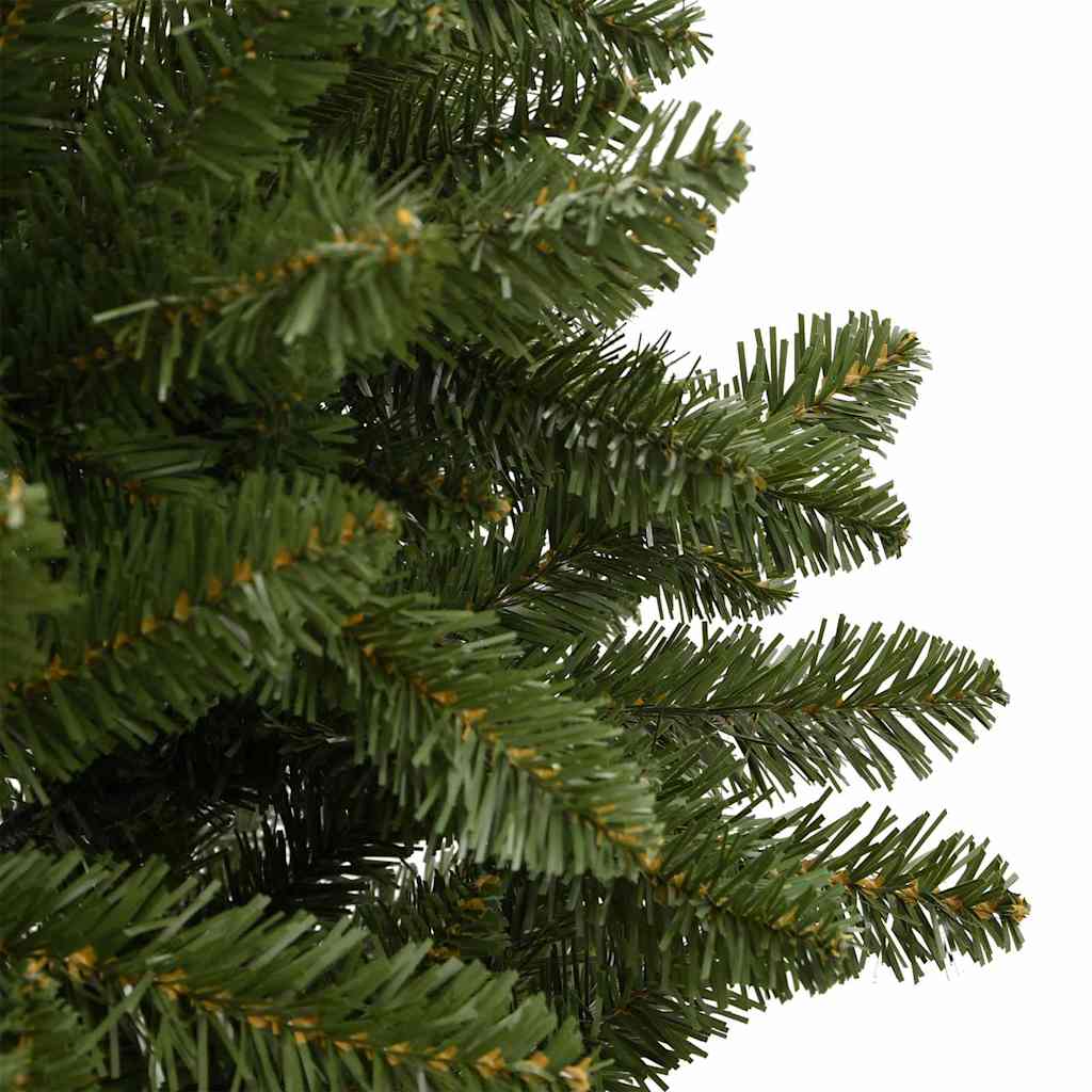 Albero di Natale artificiale 210 cm 300 LED Bianco caldo Verde