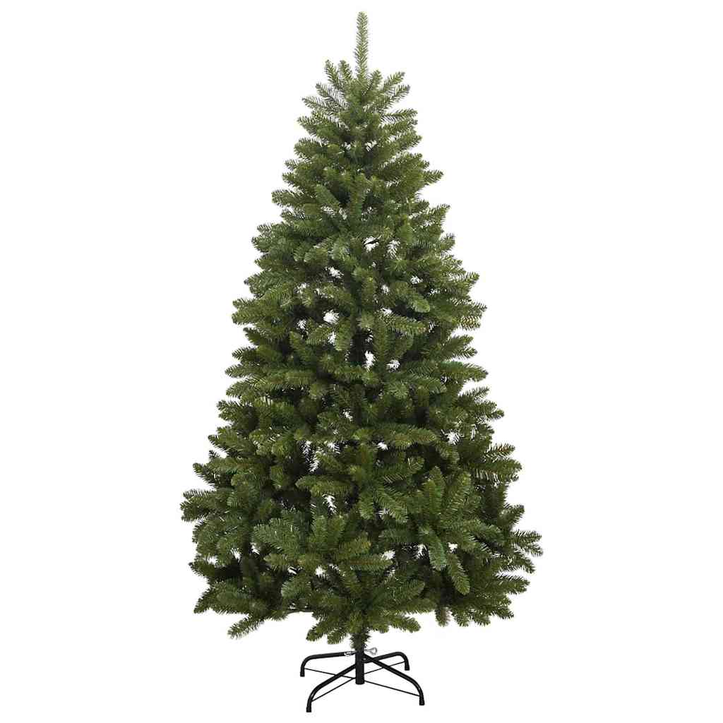 Albero di Natale artificiale 210 cm 300 LED Bianco caldo Verde