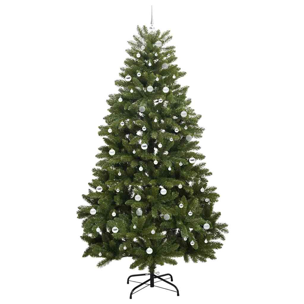 Albero di Natale artificiale 270 cm 300 LED Bianco caldo Verde