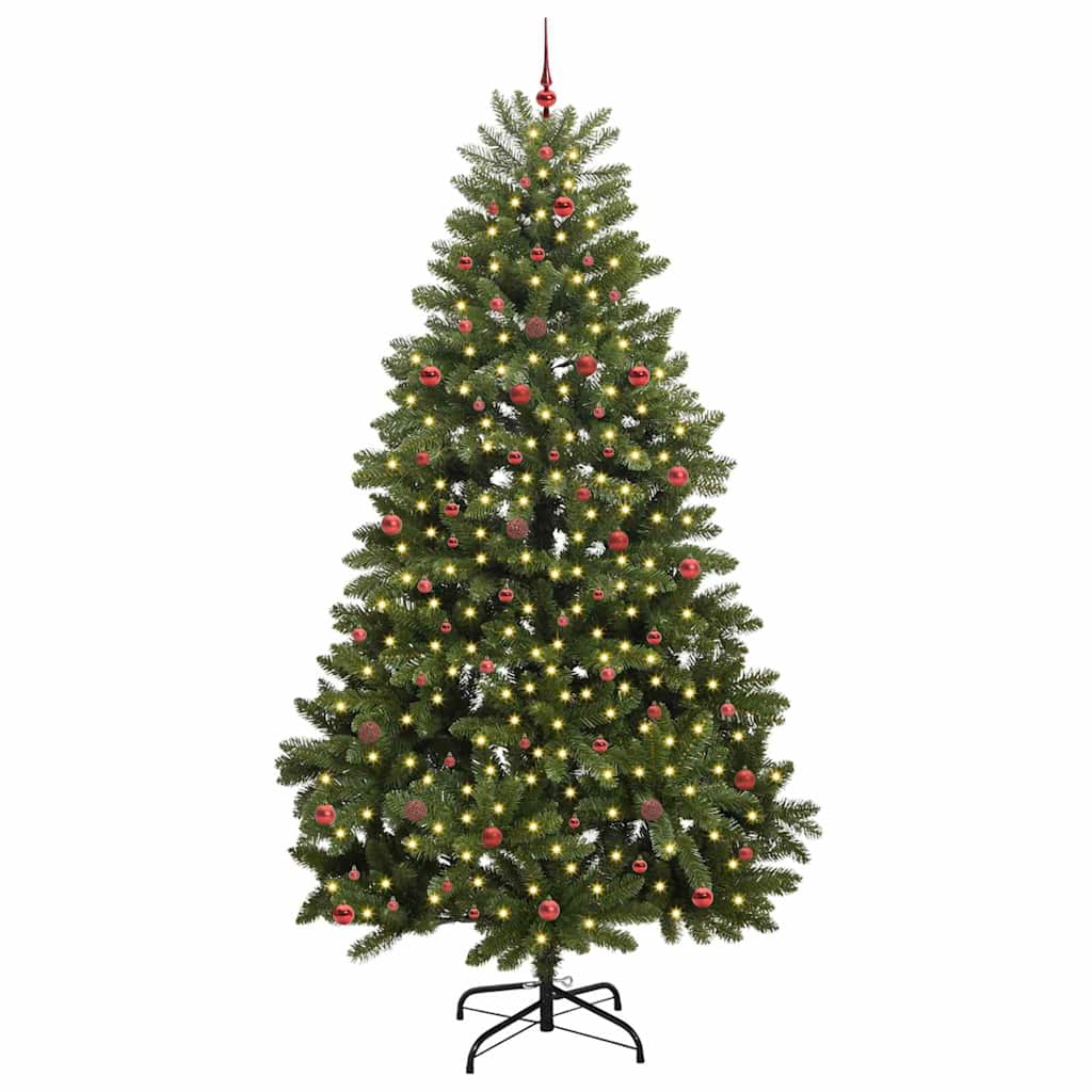 Albero di Natale artificiale 300 cm 300 LED Bianco caldo Verde