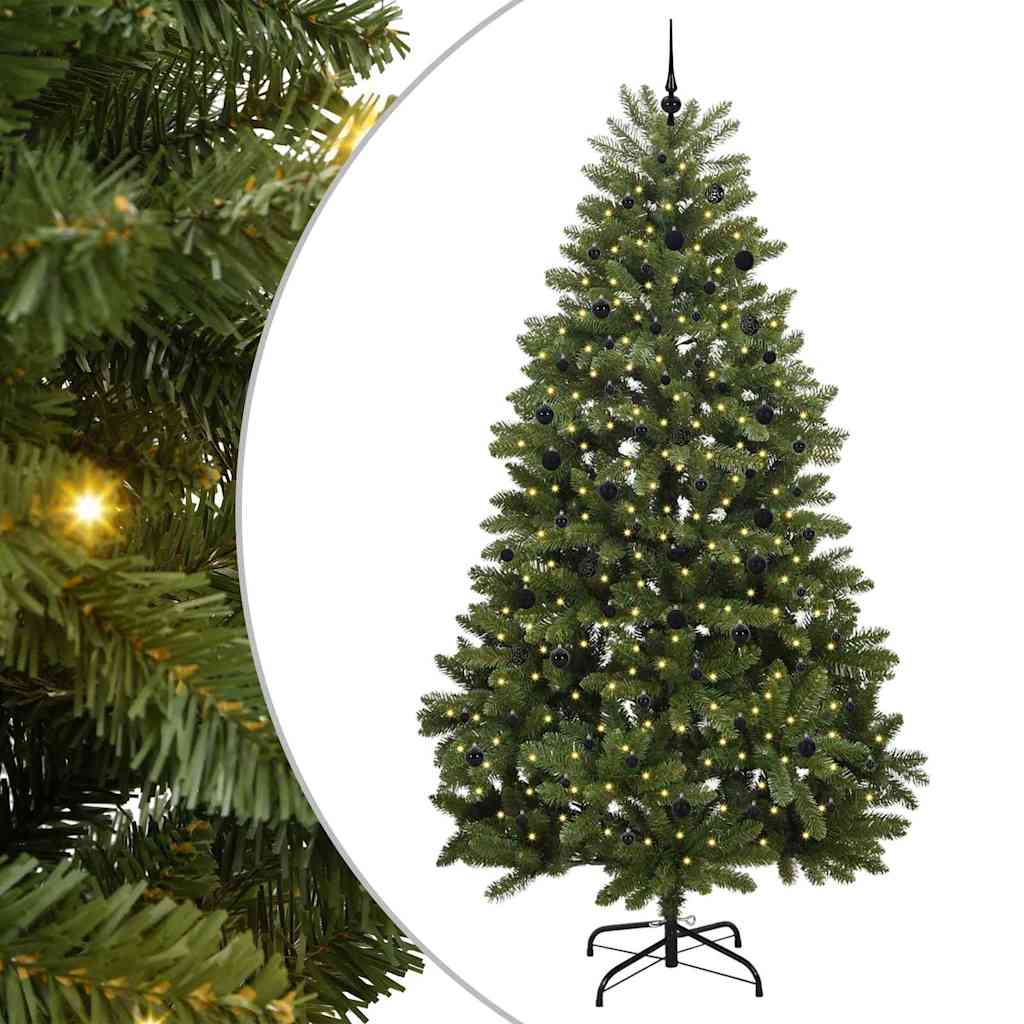 Albero di Natale artificiale 300 cm 300 LED Bianco caldo Verde