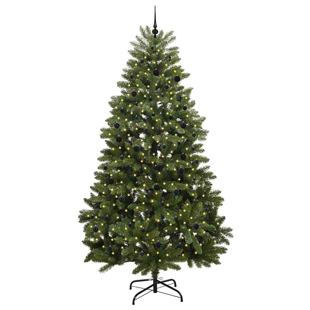 Albero di Natale artificiale 300 cm 300 LED Bianco caldo Verde