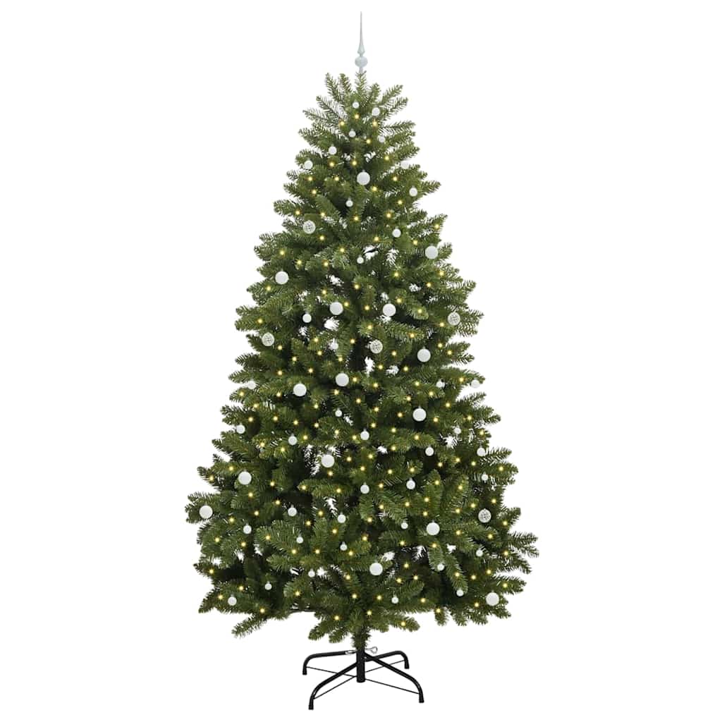 Albero di Natale artificiale 300 cm 300 LED Bianco caldo Verde