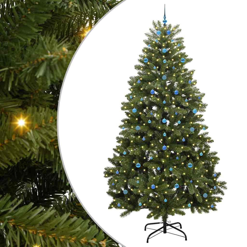 Albero di Natale artificiale 300 cm 300 LED Bianco caldo Verde