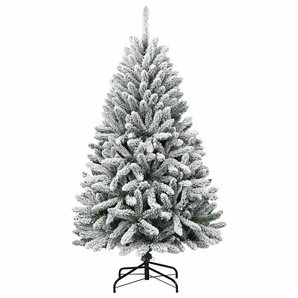 Albero di Natale artificiale 120 cm 150 LED Bianco caldo