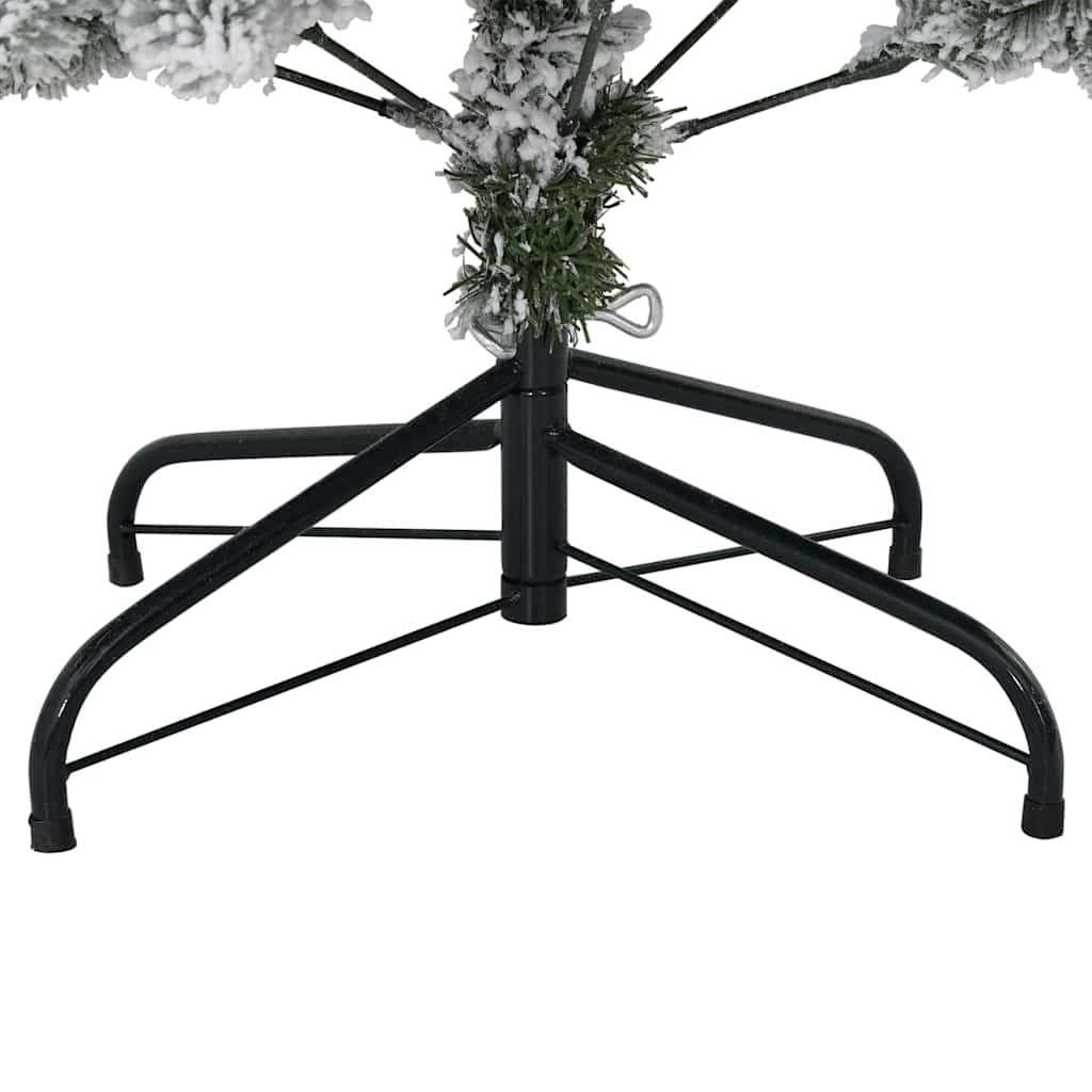 Albero di Natale artificiale 120 cm 150 LED Bianco caldo