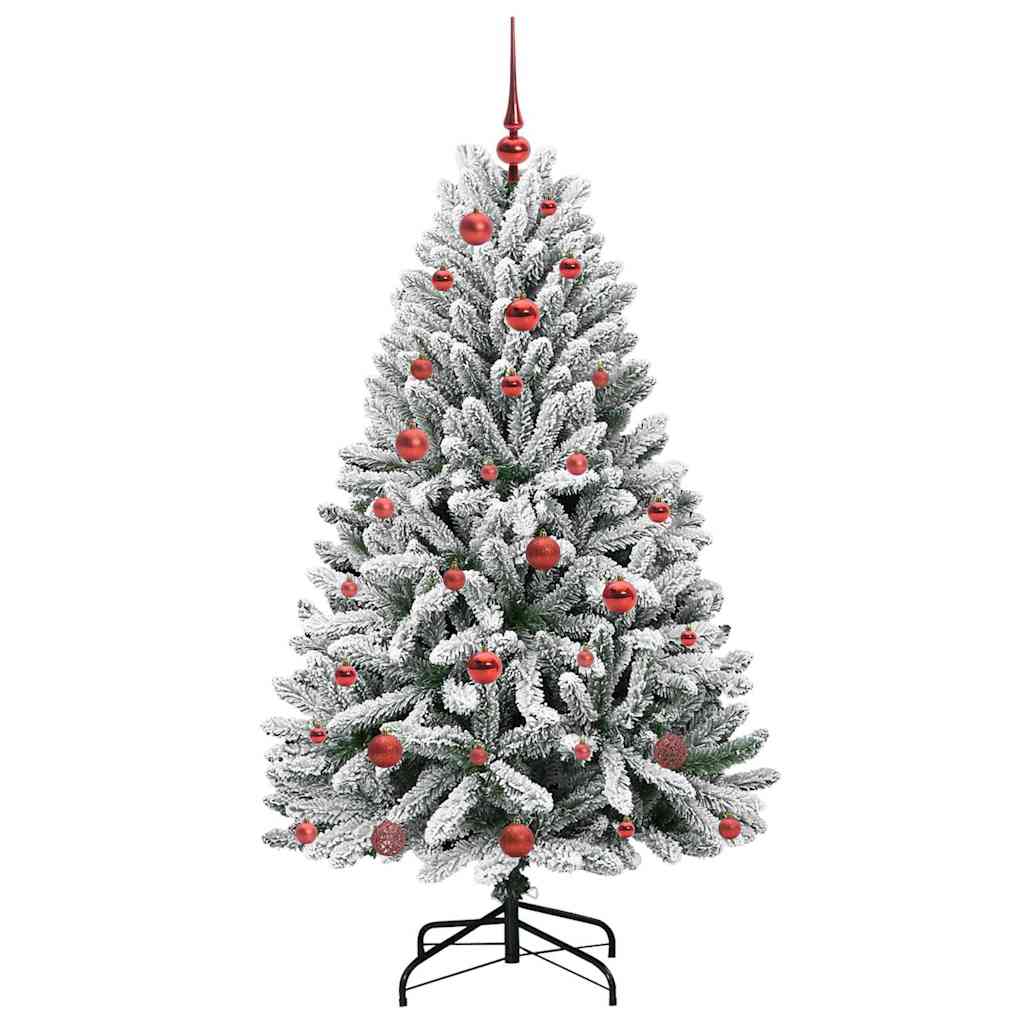 Albero di Natale artificiale 150 cm 150 LED Bianco caldo