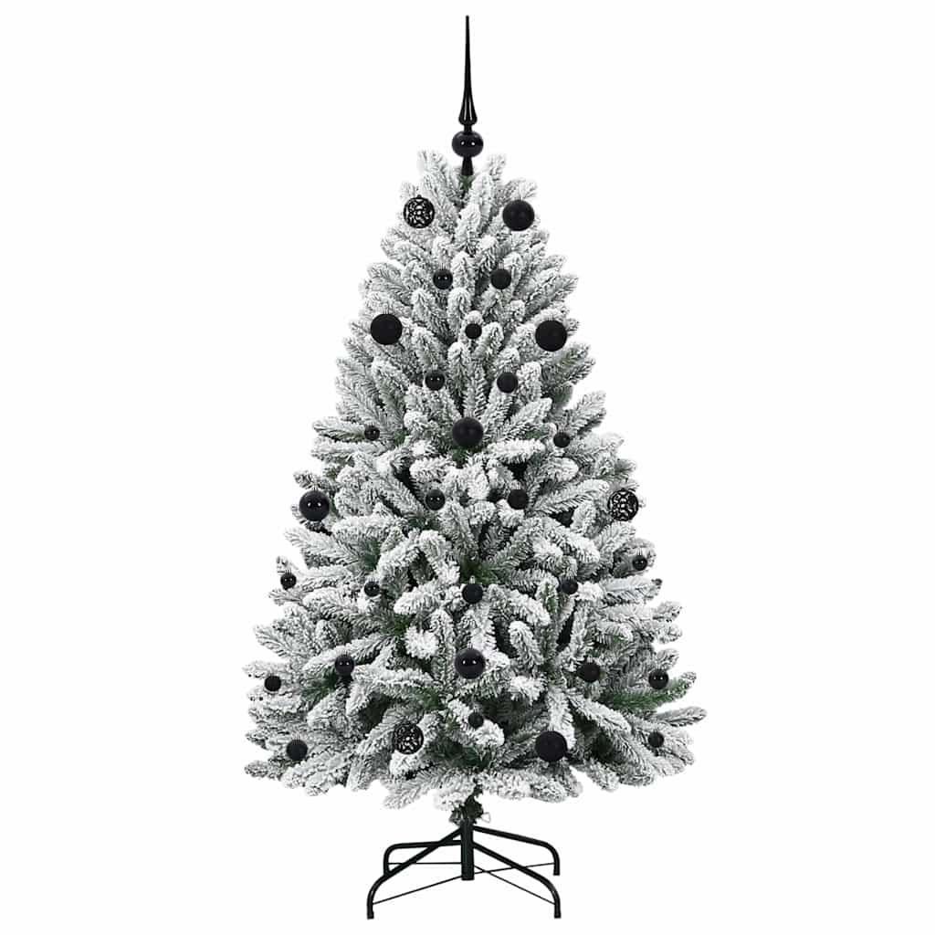 Albero di Natale artificiale 150 cm 150 LED Bianco caldo