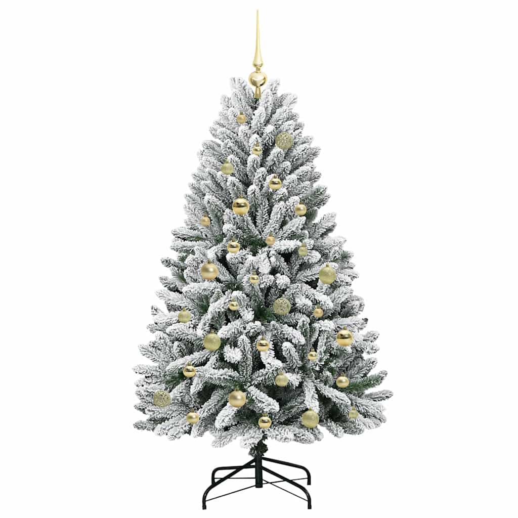 Albero di Natale artificiale 150 cm 150 LED Bianco caldo