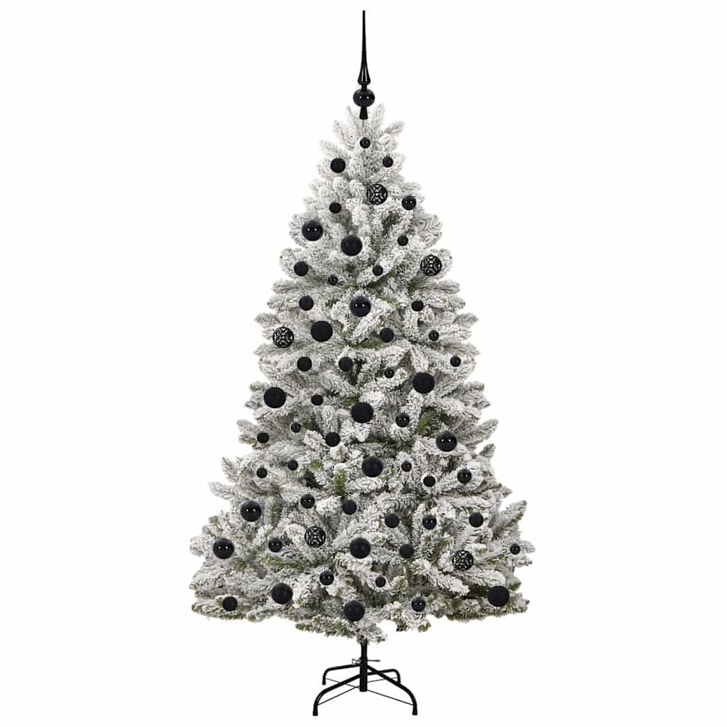 Albero di Natale artificiale 180 cm 300 LED Bianco caldo