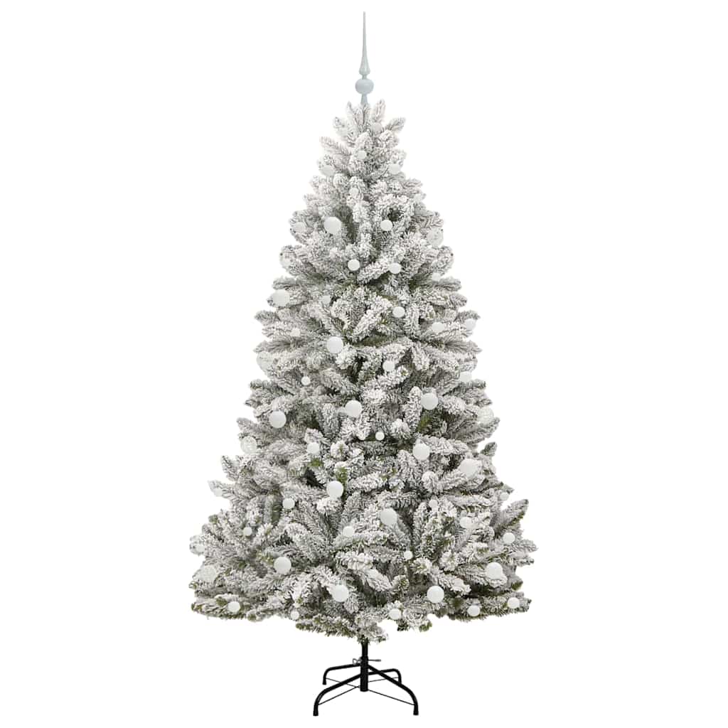 Albero di Natale artificiale 180 cm 300 LED Bianco caldo