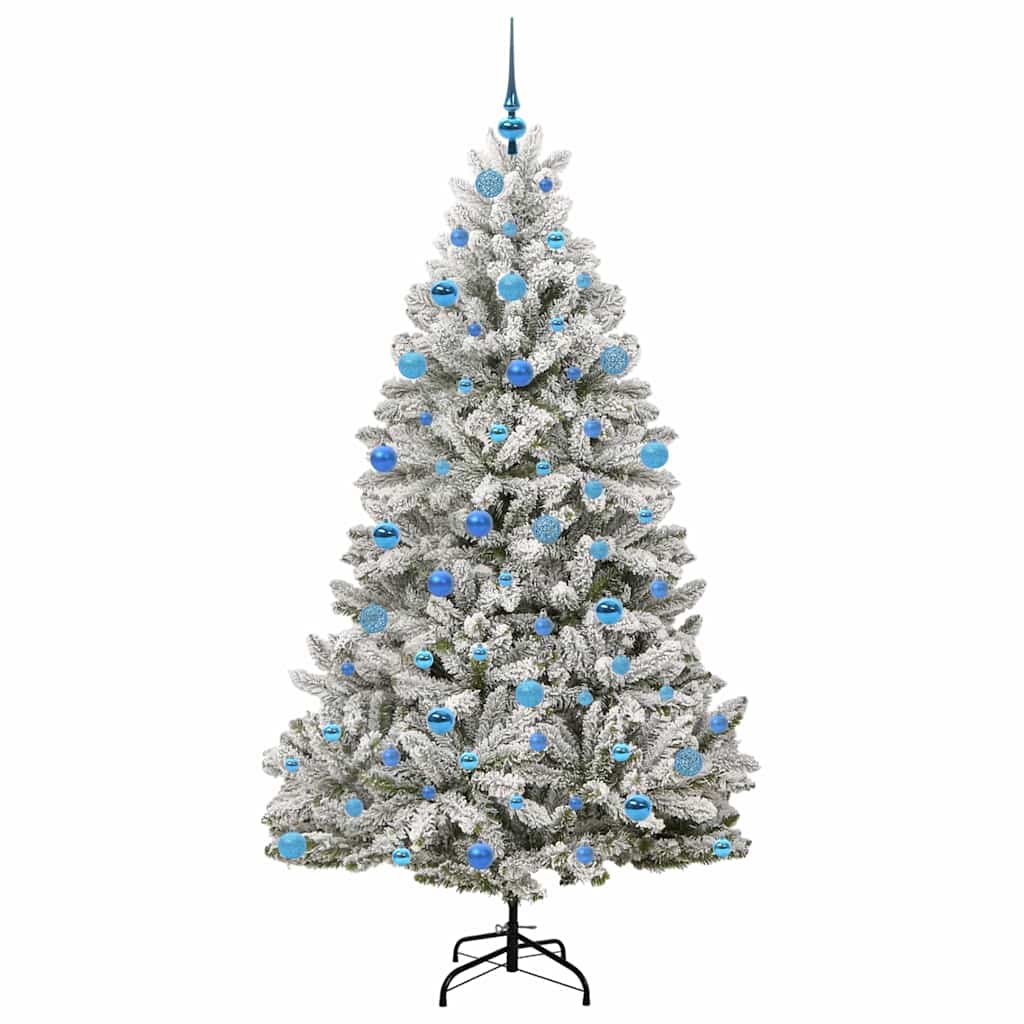 Albero di Natale artificiale 180 cm 300 LED Bianco caldo