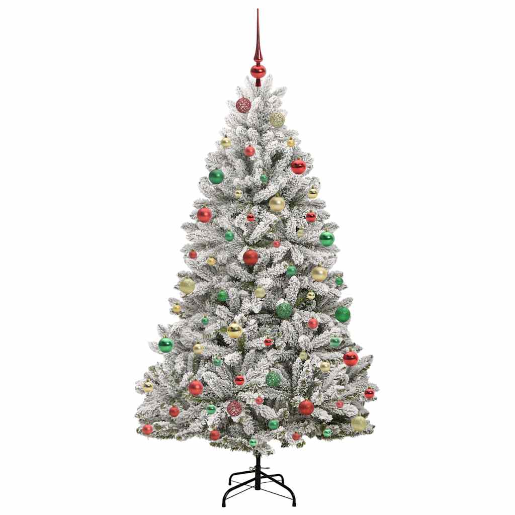 Albero di Natale artificiale 180 cm 300 LED Bianco caldo